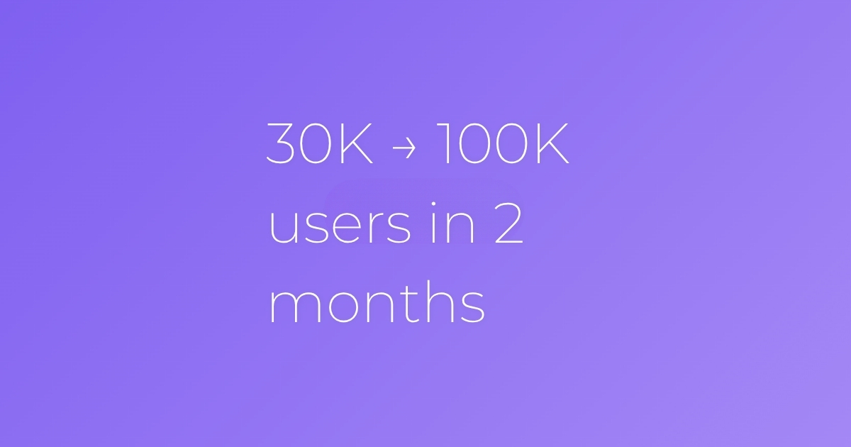 How we scaled Get Get from 30K to 100K users